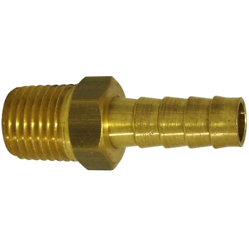 Espigão Fixo Latão Para Mangueira Rosca Macho NPT