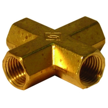 Cruzeta Fêmea NPT Latão