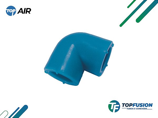 Joelho 90º em PPR para Ar Comprimido - Top Fusion