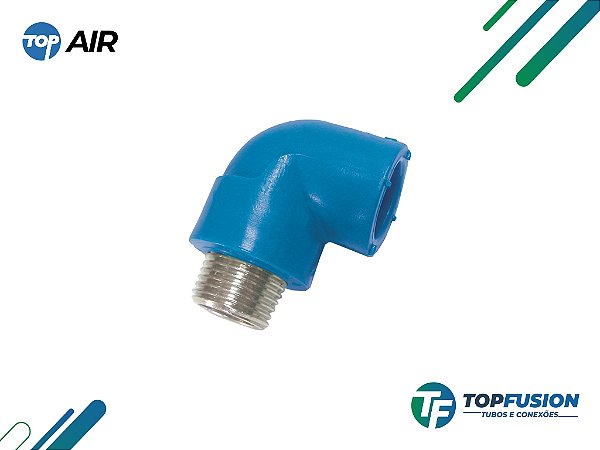 Joelho Macho BSP em PPR para Ar Comprimido - Top Fusion