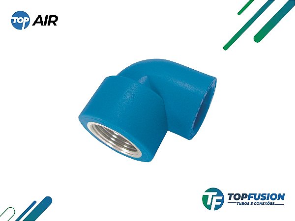 Joelho Misto BSP em PPR para Ar Comprimido - Top Fusion