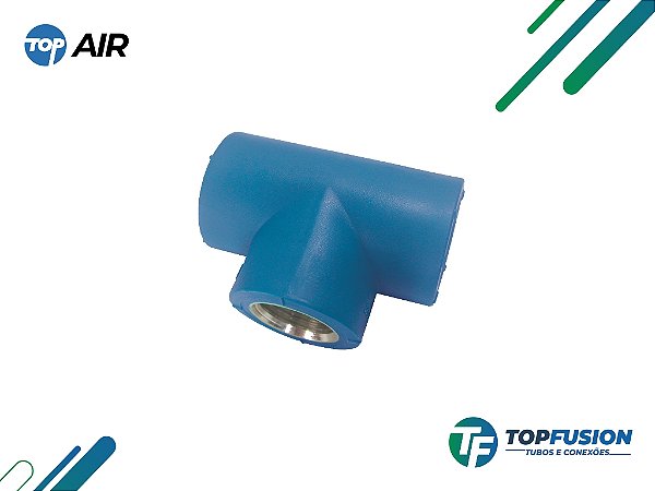 Te Misto Fêmea BSP em PPR para Ar Comprimido - Top Fusion