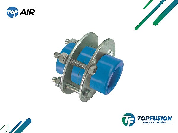 União Mista com Flange TF em PPR Para Ar Comprimido - Top Fusion
