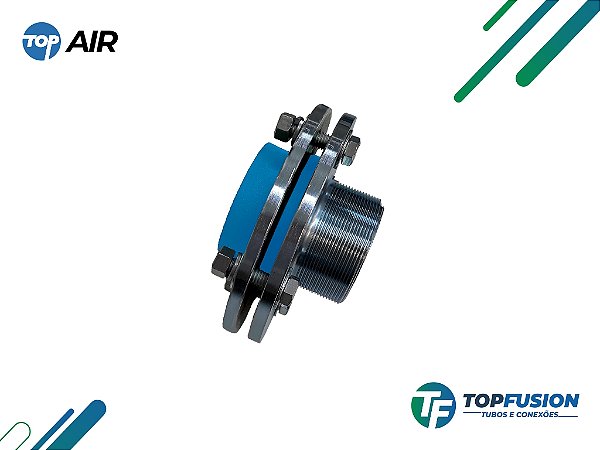 União Mista PPR com Flange Padrão ANSI Macho BSP Para Ar Comprimido - Top Fusion