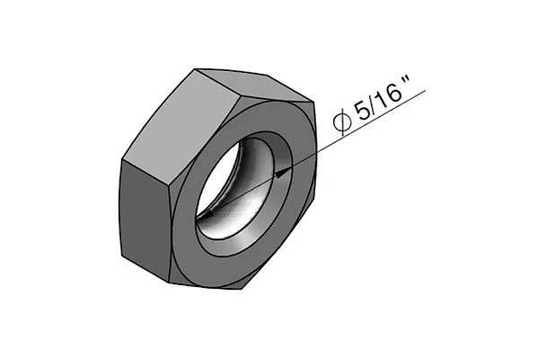 Contra Porca Para Painel ERMETO DIN 2353