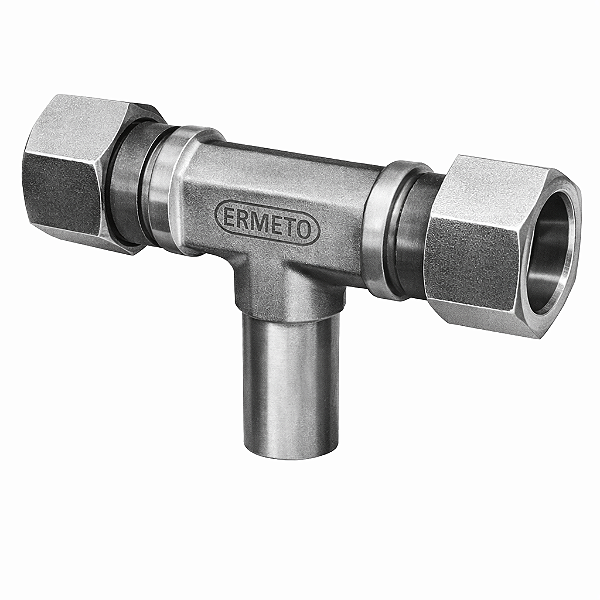 Te Vertical Ponta Lisa ERMETO DIN 2353