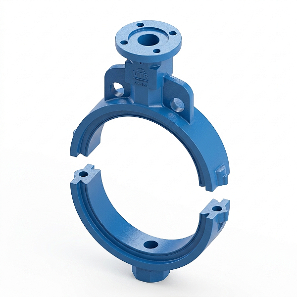Válvula Borboleta Wafer Bipartida Classe 150 com Alavanca CSR | 1.1/2” a 36”
