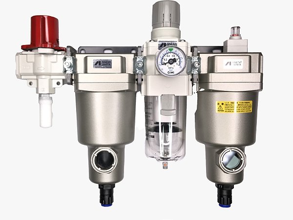 Filtro de Ar 4 Estágios com Eliminador de Umidade e Óleo Anest Iwata