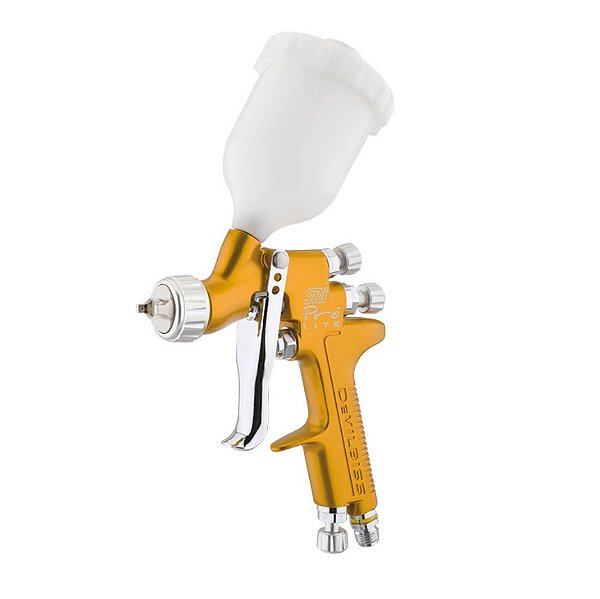 Pistola de Pintura HVLP-Transtec Gravidade DeVilbiss SRi Pro Lite