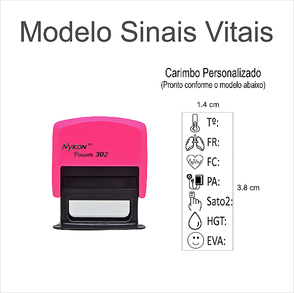 Carimbo Sinais Vitais