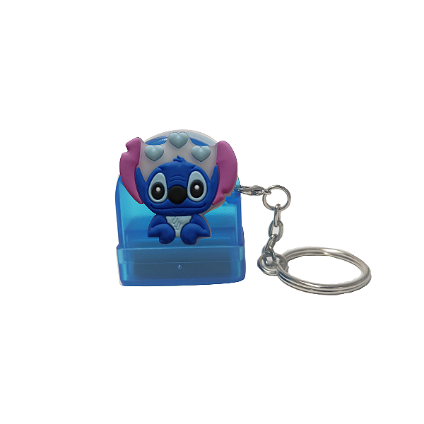 Carimbo pequeno chaveiro Stitch