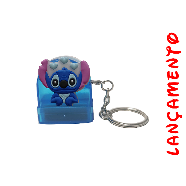 Carimbo pequeno chaveiro Stitch