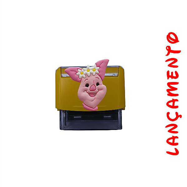 Carimbo Personagem Leitão - Ursinho Pooh