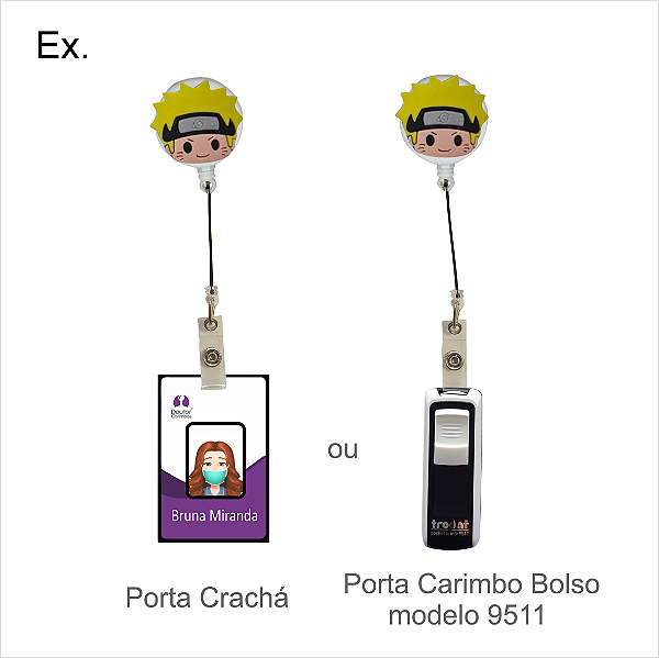 Porta Crachá Naruto