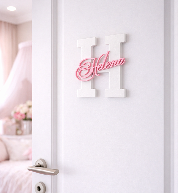 Letra Personalizada para Porta