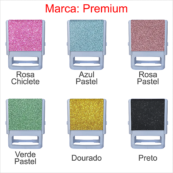 Carimbo Marca PREMIUM Glitter Tamanho Padrão