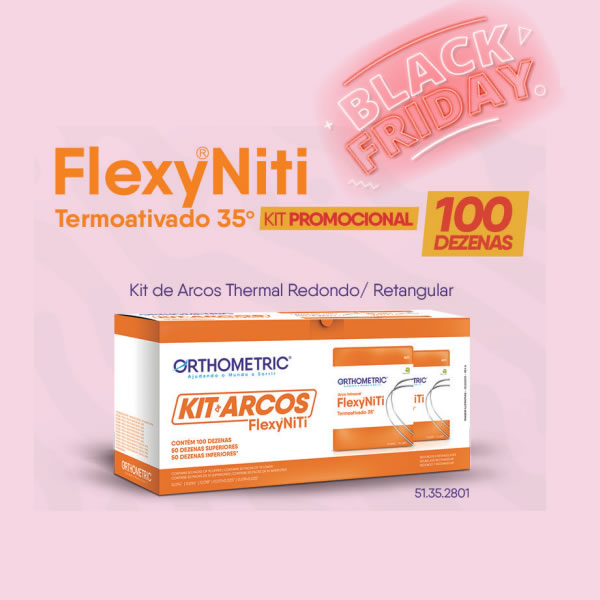 Kit Promocional  - Arco Termoativado Flexy NiTi Thermal 35° - Orthometric