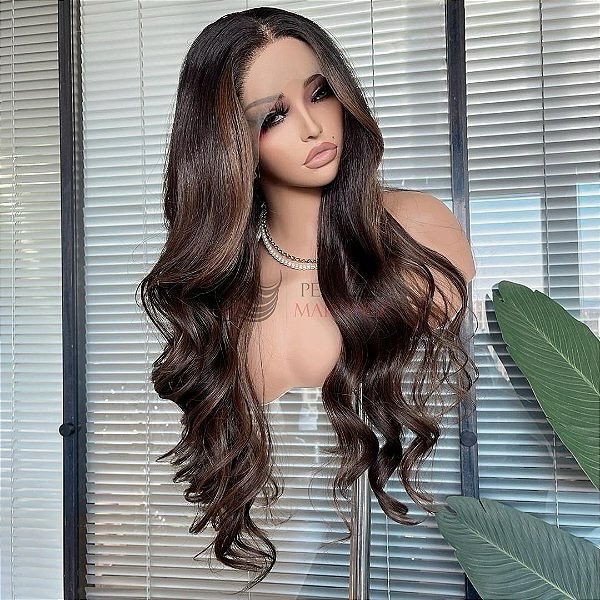 LACE FRONT KAMILLA MORENA ILUMINADA 13 x 4