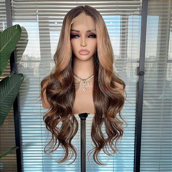 LACE FRONT KAMILLA CASTANHO ILUMINADO 13 x 4