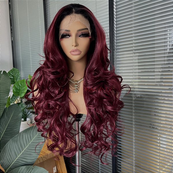 FULL LACE FRONT JADE MARSALA 13 x 6