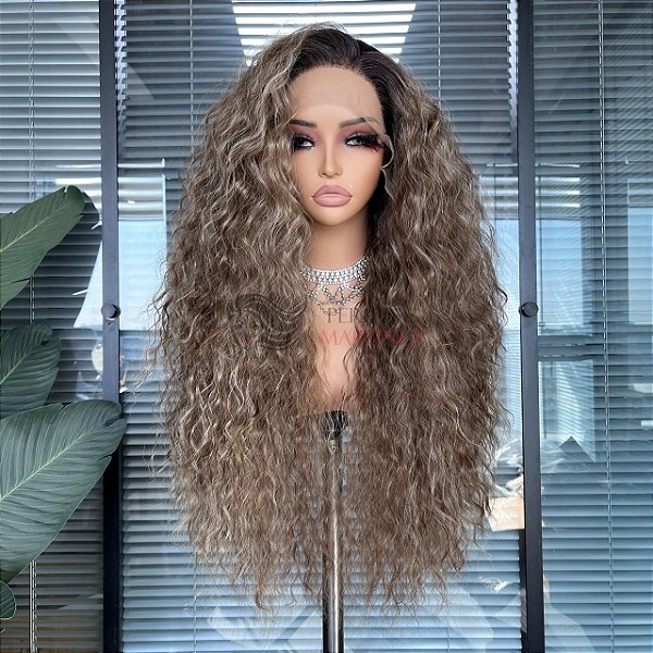 LACE FRONT MORGANA LOIRO ESCURO COM RAIZ 13 X 3