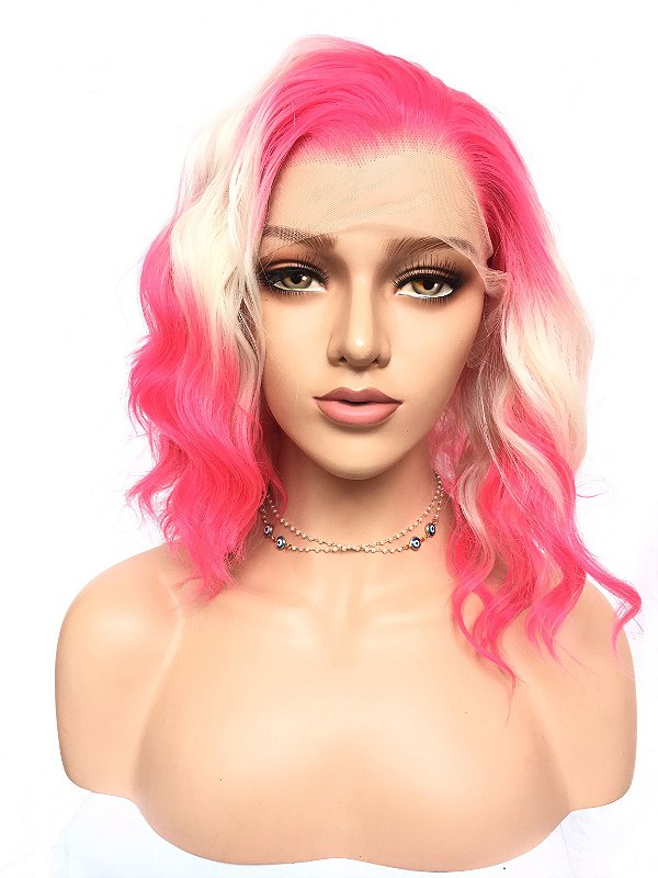 LACE FRONT PREMIUM RHIANNA PLATINADA PINK