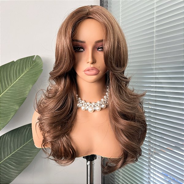 Wig Jade Castanho Rose Brown