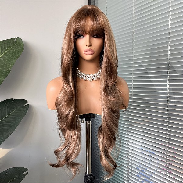 WIG JADE CASTANHO CLARO ACINZENTADO