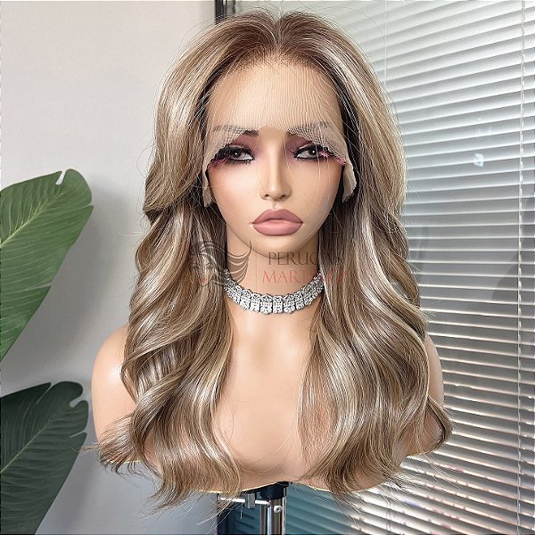 FULL LACE FRONT AURORA LOIRO BEJE ILUMINADO 13 x 6