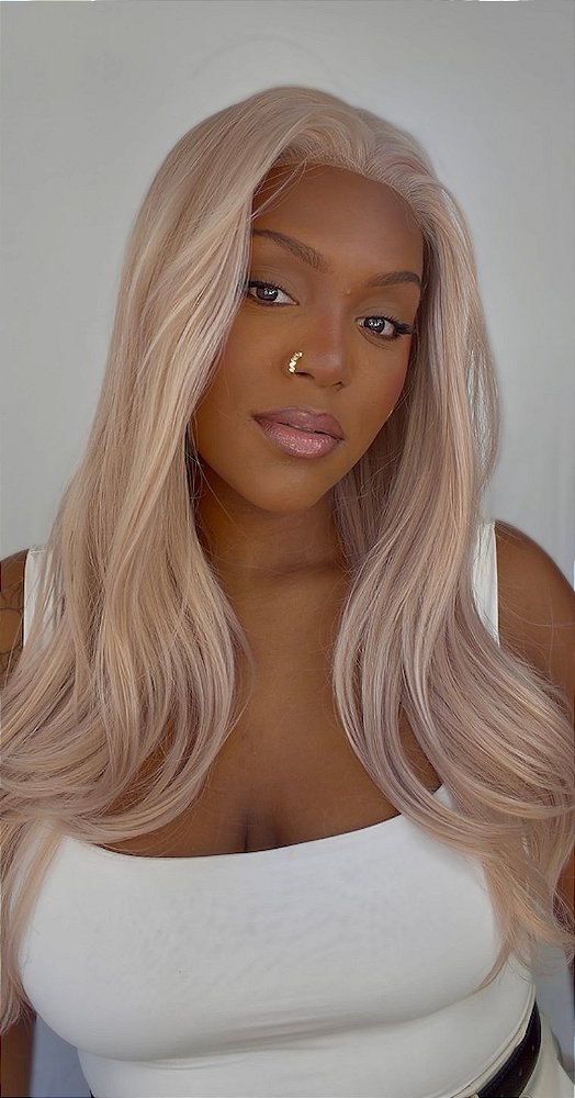 LACE FRONT NIKI PLATINADA 13 x 4*5