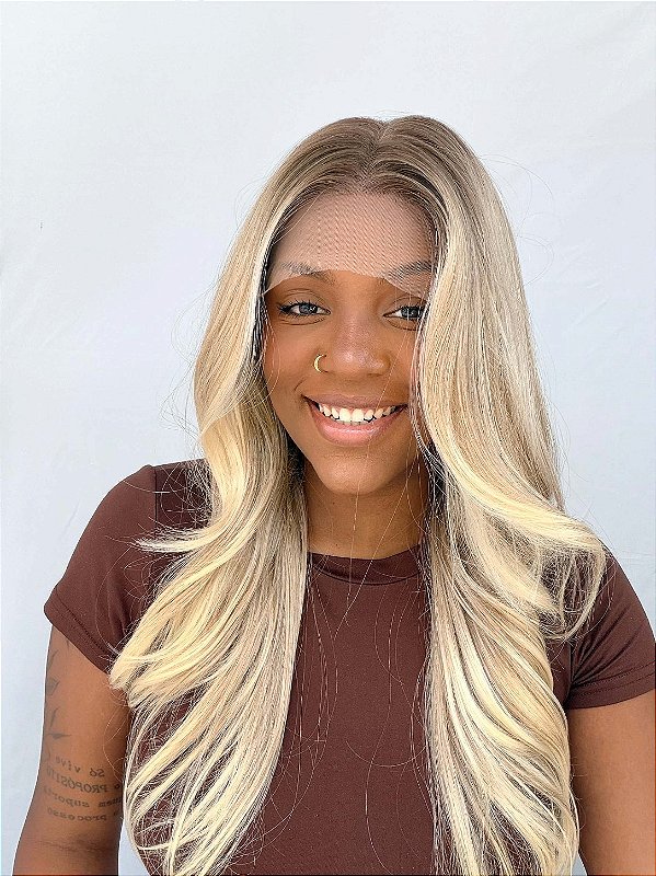 LACE FRONT ANNA LOIRO COM RAIZ ESFUMADA 13 x 6