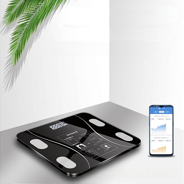 Balança Bioimpedancia Digital Bluetooth Corporal até 180kg Resultado Pelo Celula