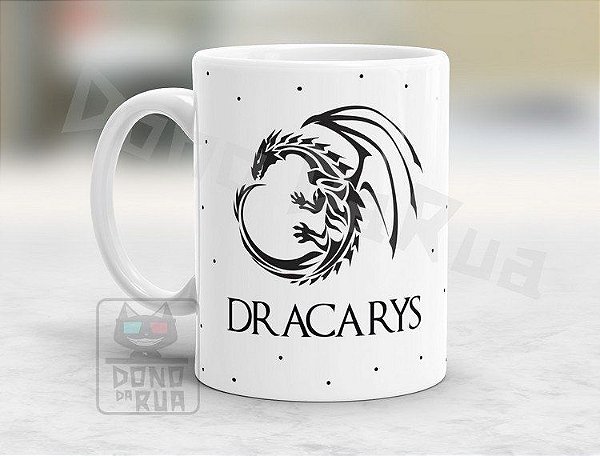 Dracarys - Caneca branca