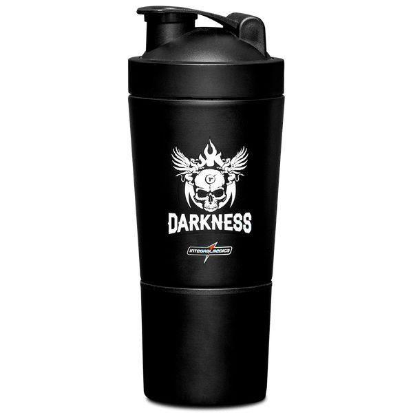 Coqueteleira Darkness de Alumínio com Compartimento