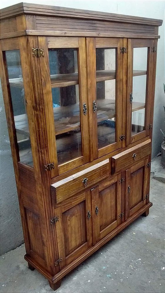 CRISTALEIRA 3 PORTAS SUPERIOR E 3 INFERIOR - REF. 3011