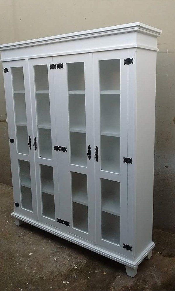 CRISTALEIRA 4 PORTAS GRANDNA COR QUE DESEJAR- REF. 4002