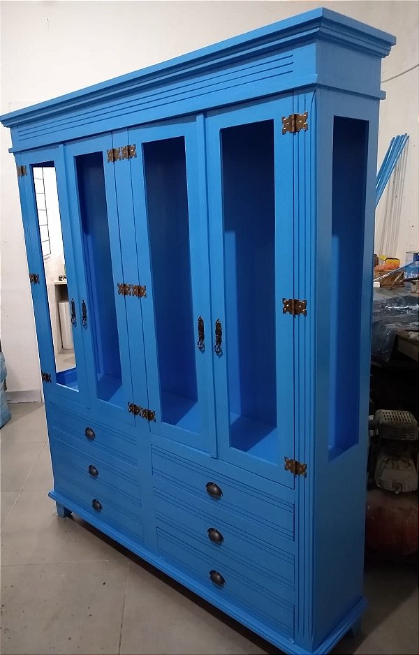 CRISTALEIRA 4 PORTAS GRANDE NA COR QUE DESEJAR- REF. 4004