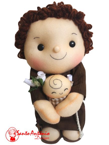 Boneco Santo Antônio Para Casamento Artesanal