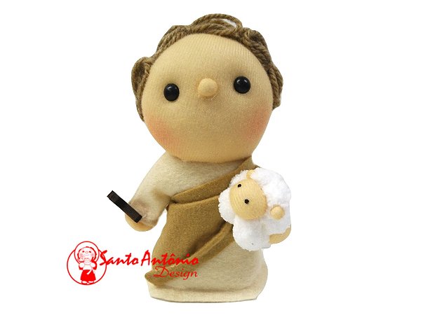 Boneco São João de Pano Artesanal Colecionável para Decoração