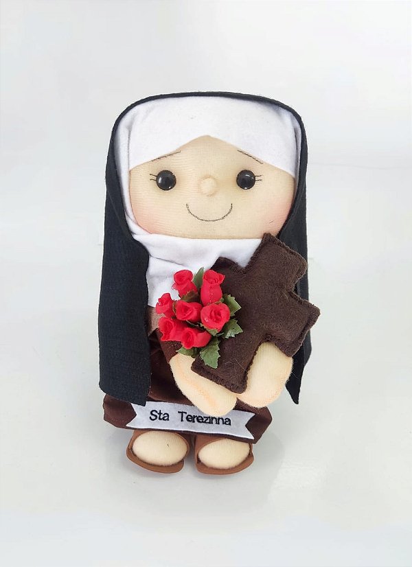 Boneca Santa Terezinha do Menino Jesus Artesanal