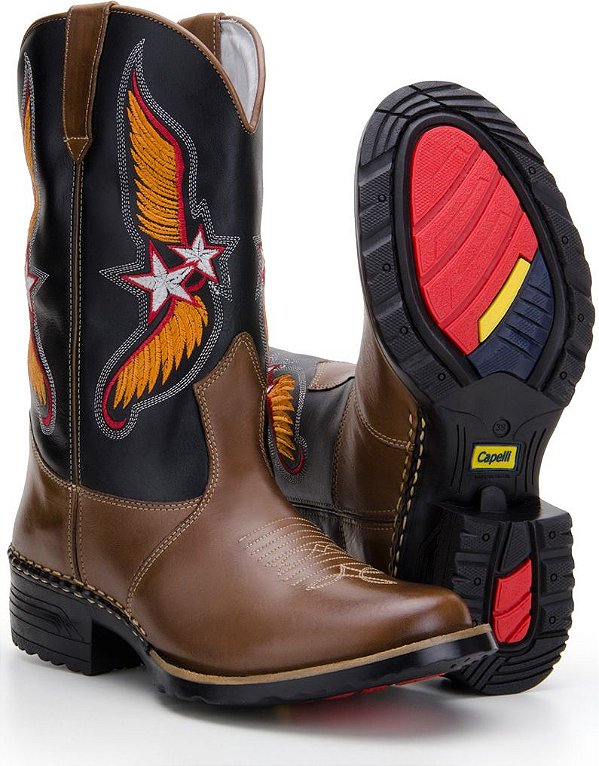 bota country masculina infantil