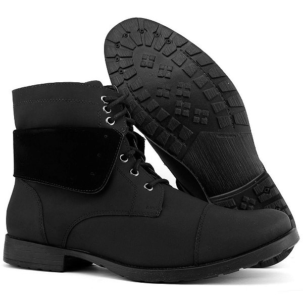 bota preta masculina