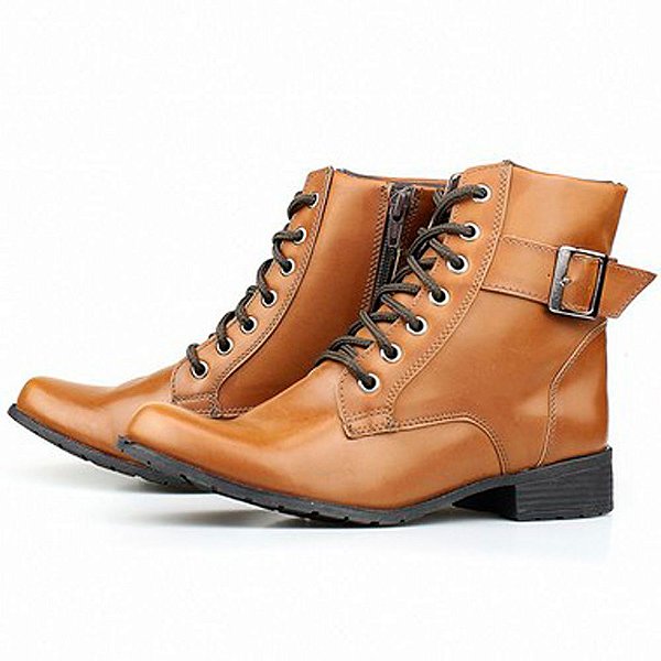 bota caramelo feminina cano curto