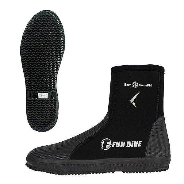 B-01 Fun Dive, Bota de neoprene 5 mm para Mergulho Pesca Sub