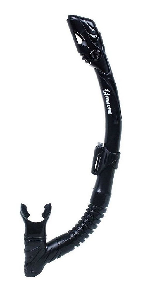 SK-10 DRY FUN DIVE, Snorkel seco em silicone com dupla válvula