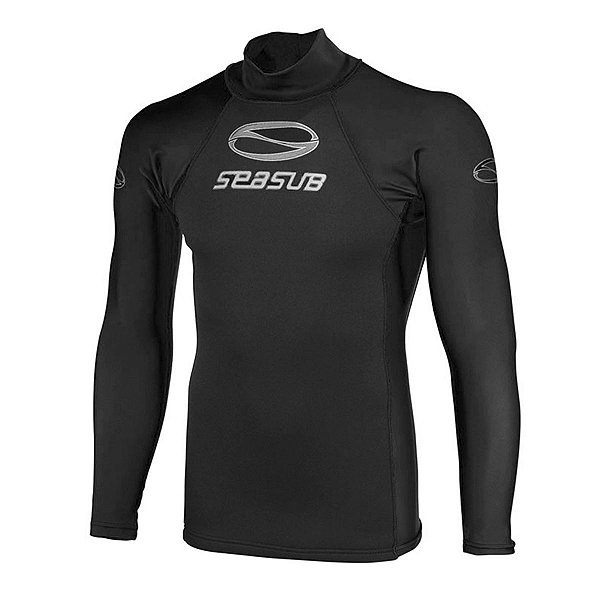 Camiseta Neoprene Lycra Seasub, Manga Longa 1,5 mm Proteção Uv