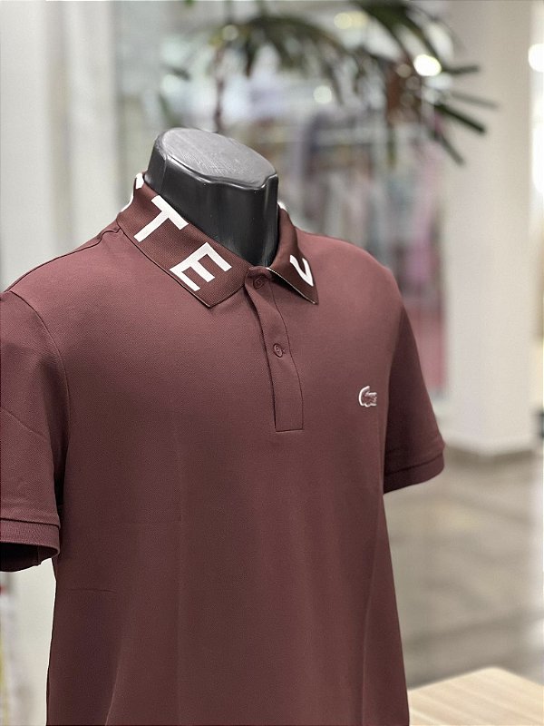 Camisa Polo Lacoste Emborrachada