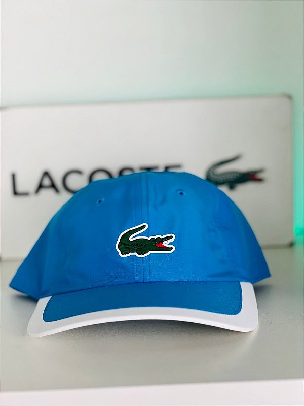 Boné Lacoste Gabardine Big Croc Sport Contrast