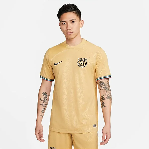 Camisa Nike Barcelona II 2022/2023 Torcedora Pro masculino