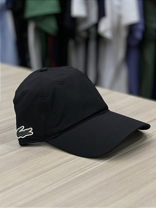 Boné Lacoste Sport preto 2025